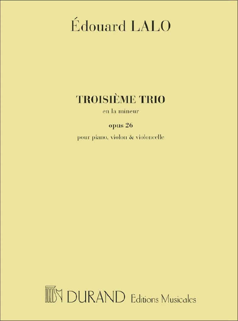 Trio Op 26 N 3 En Lam Vl-Vlc-Piano